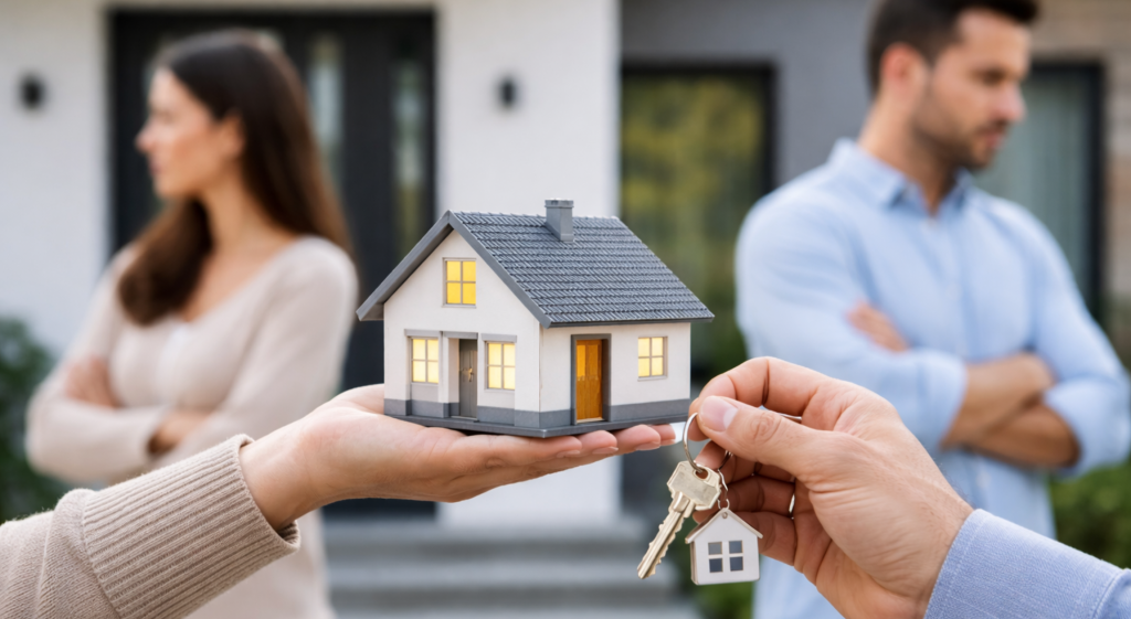 vender una parte de una casa tras un divoricio