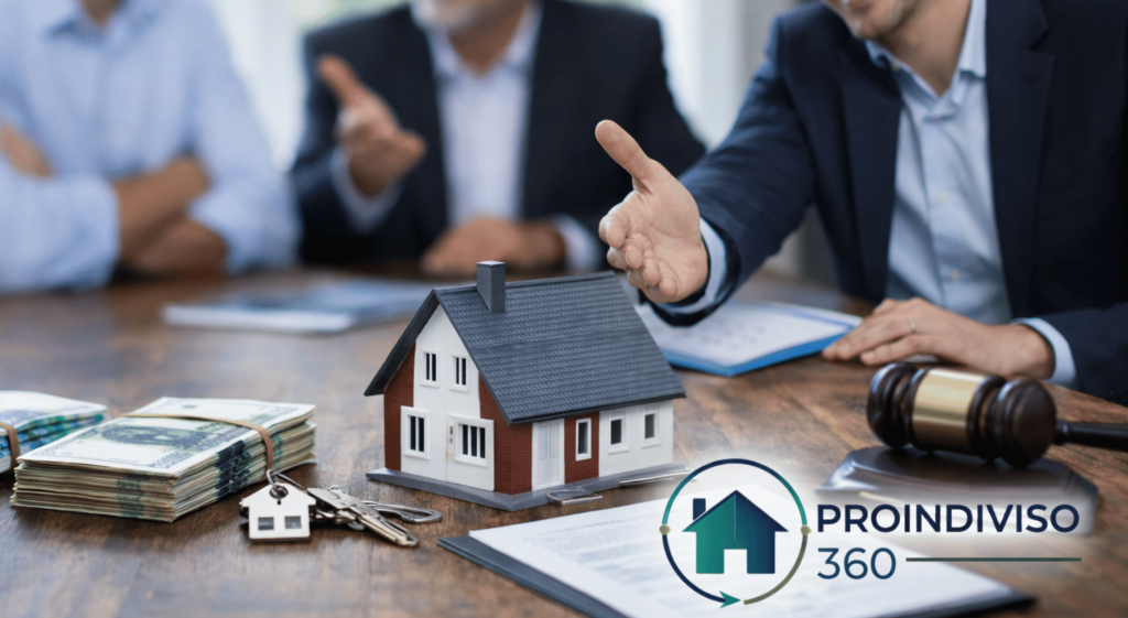 Venta de proindiviso con conflicto entre copropietarios, solución legal para vender una parte de vivienda heredada